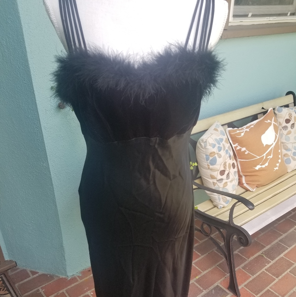 50s Sultry Silk Evening dress